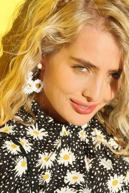 Daisy Trio Earrings sold by Eva Franco