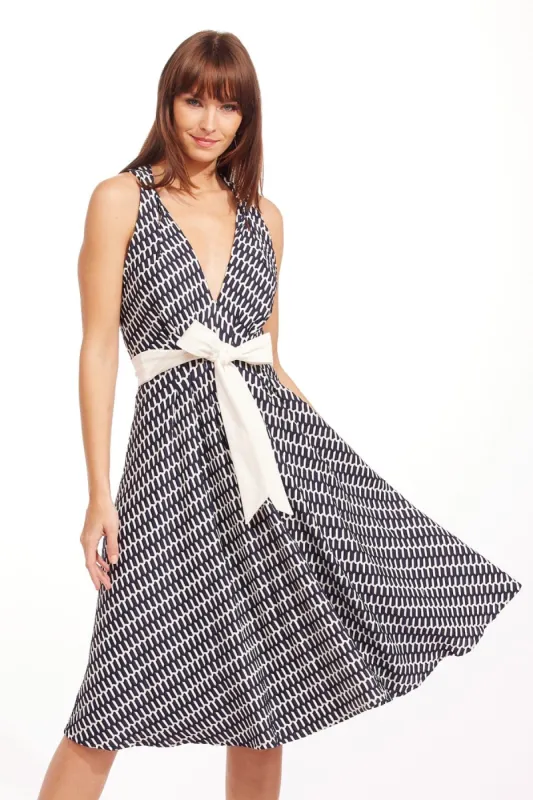 Charlize Midi Dress - Canal Blue sold by Eva Franco