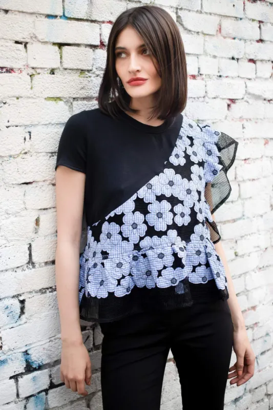 Cleo Top - Daisy Blue sold by Eva Franco