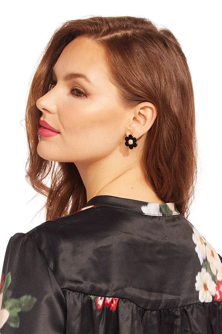 Mother of Pearl Daisy Earring sold by Eva Franco product image thumbnail 3