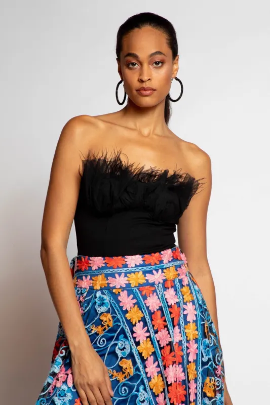 Strapless  Corset Top - Black sold by Eva Franco