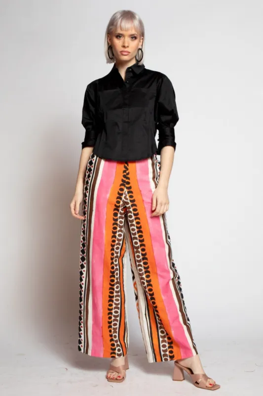 Cypress Pant - Tulum Stripe sold by Eva Franco
