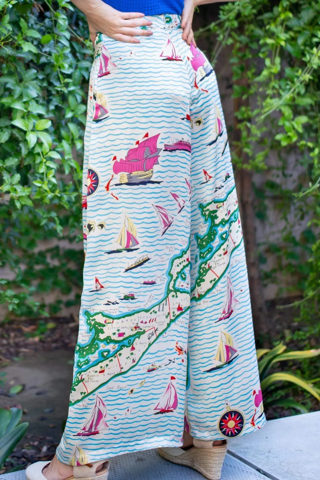 Torrey Pants - Sailboats sold by Eva Franco product image thumbnail 3