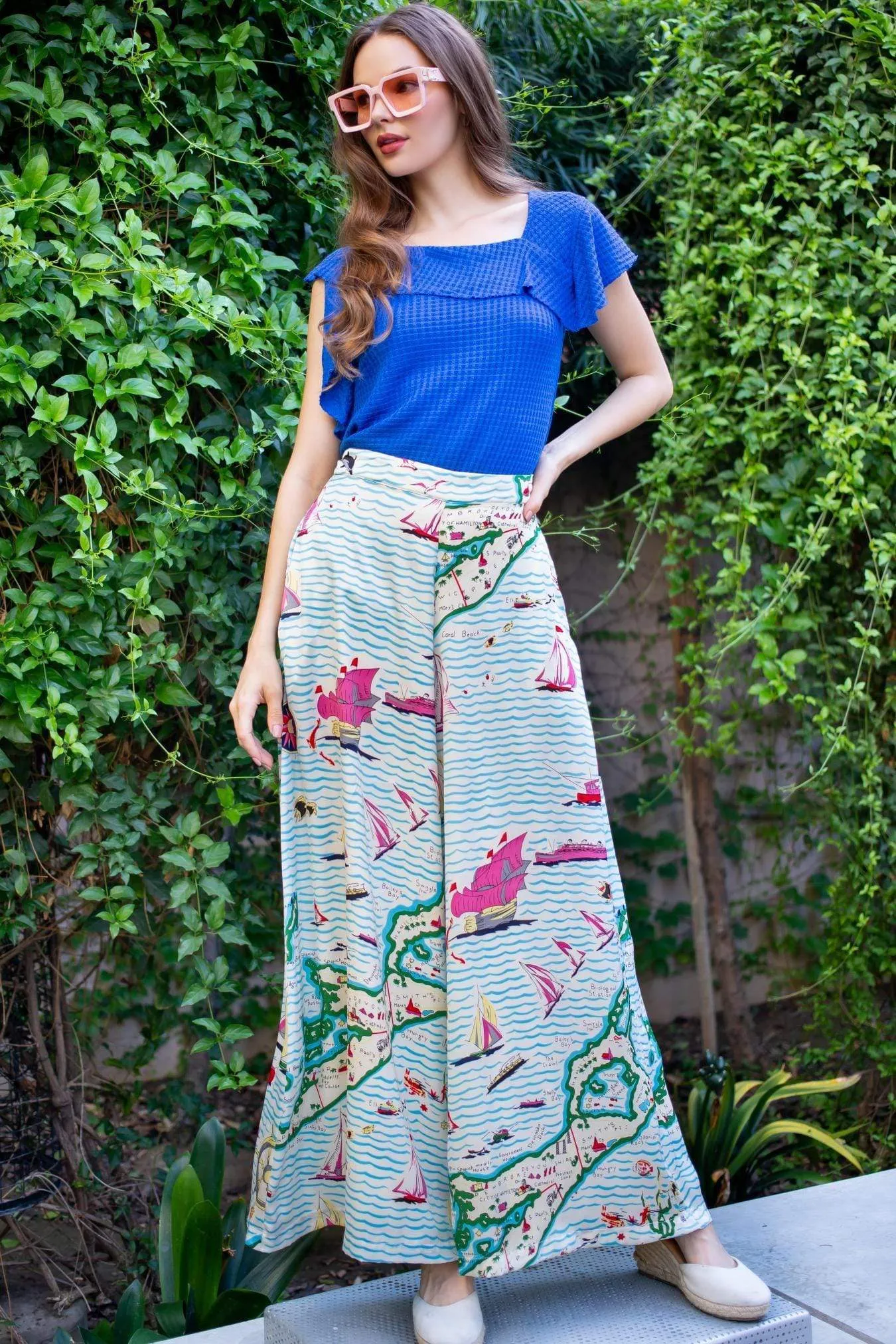 Torrey Pants - Sailboats sold by Eva Franco