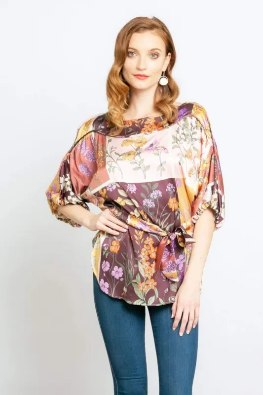 Magda Blouse - Botanical Bloom sold by Eva Franco