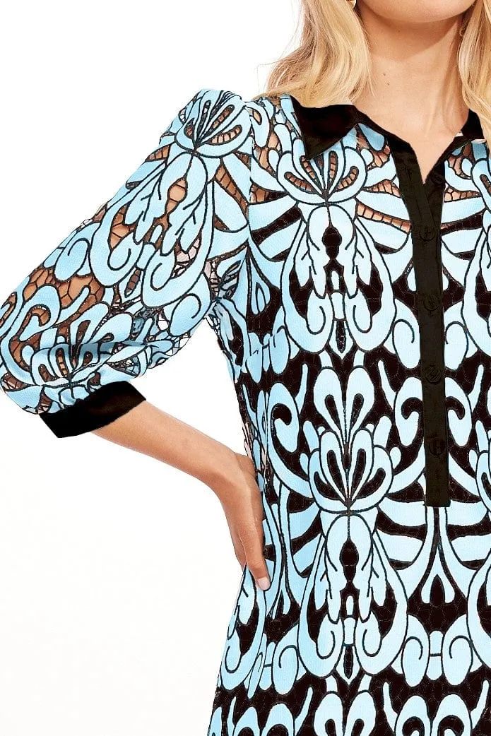 Kezia Dress - Hacienda Blue sold by Eva Franco product image thumbnail 2