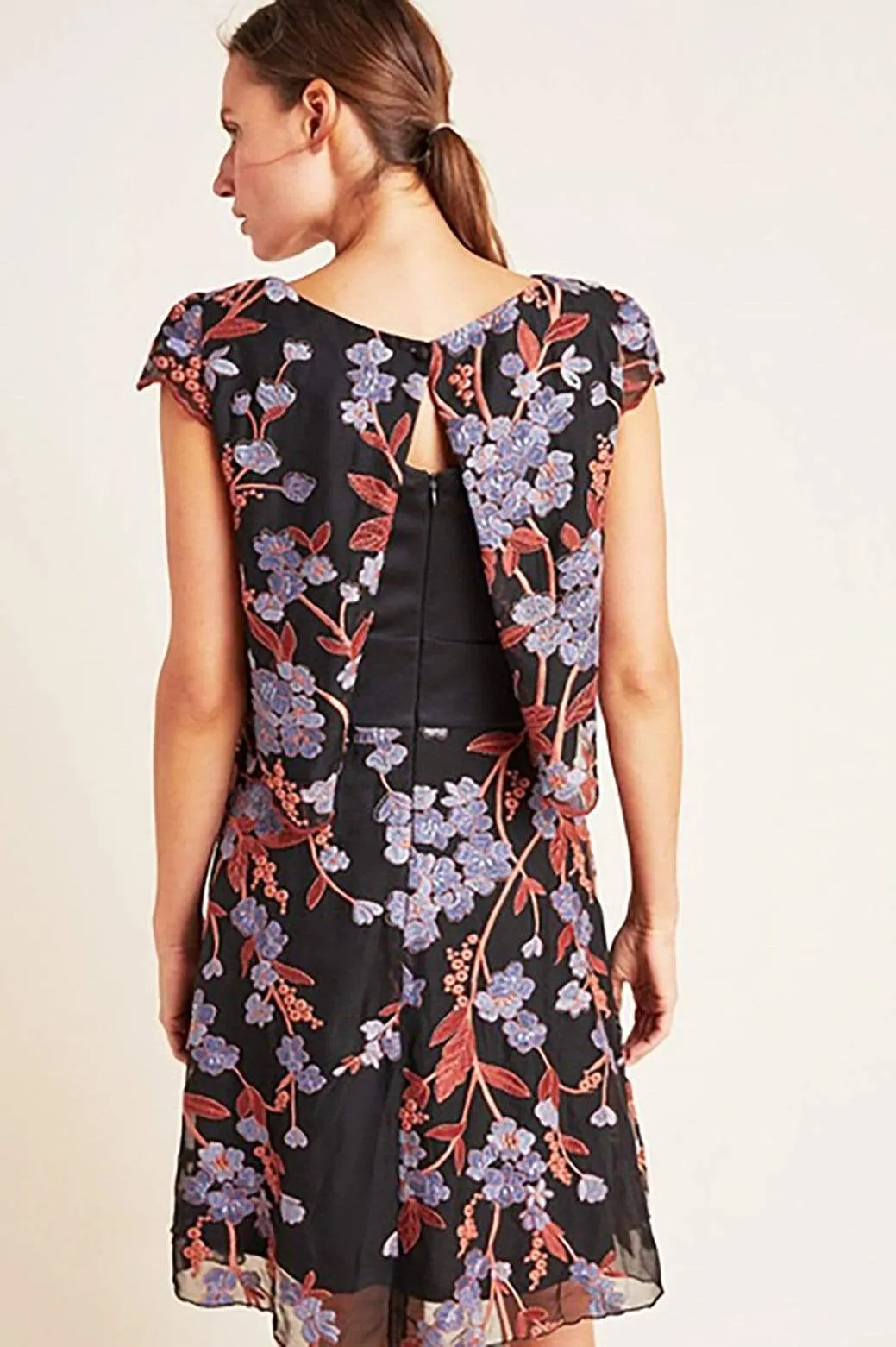 Chiffon Bloom Mini Dress sold by Eva Franco product image thumbnail 2