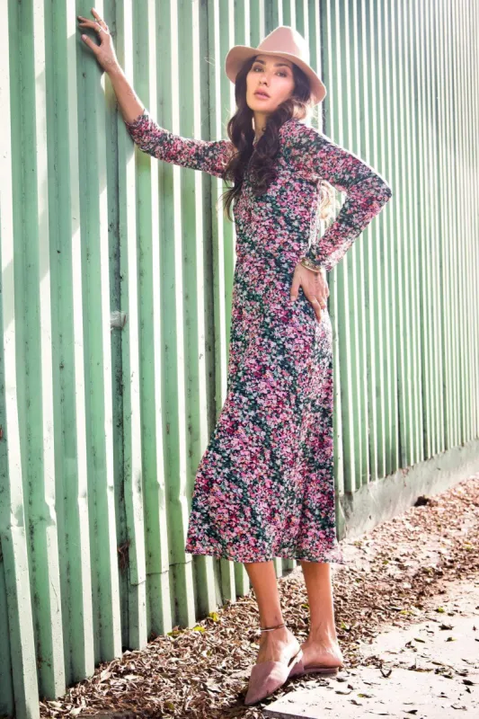 Fiona Maxi Floral Dress sold by Eva Franco