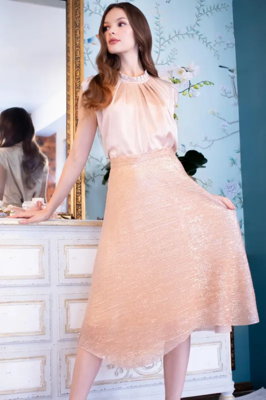 Dorset Skirt - Champagne sold by Eva Franco