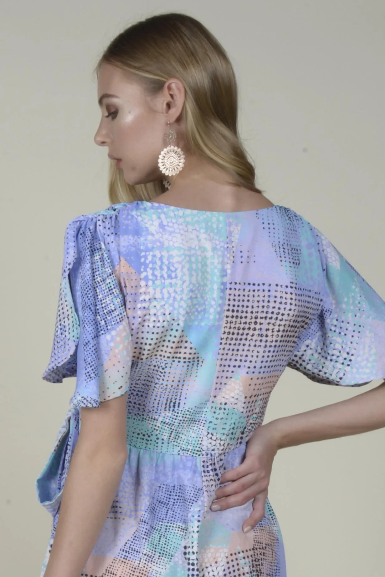 Lola Wrap Romper - Poppyseed Cake sold by Eva Franco product image thumbnail 4