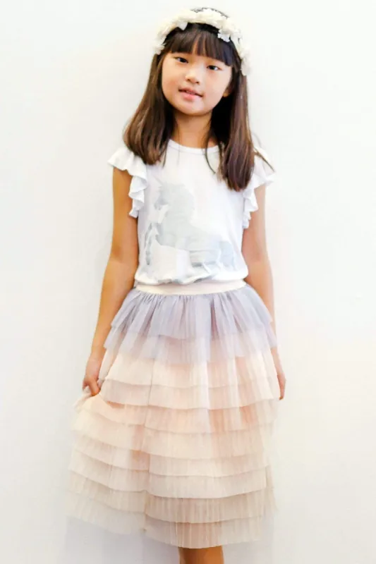 Cake Tiered Tulle Skirt - Girls sold by Eva Franco
