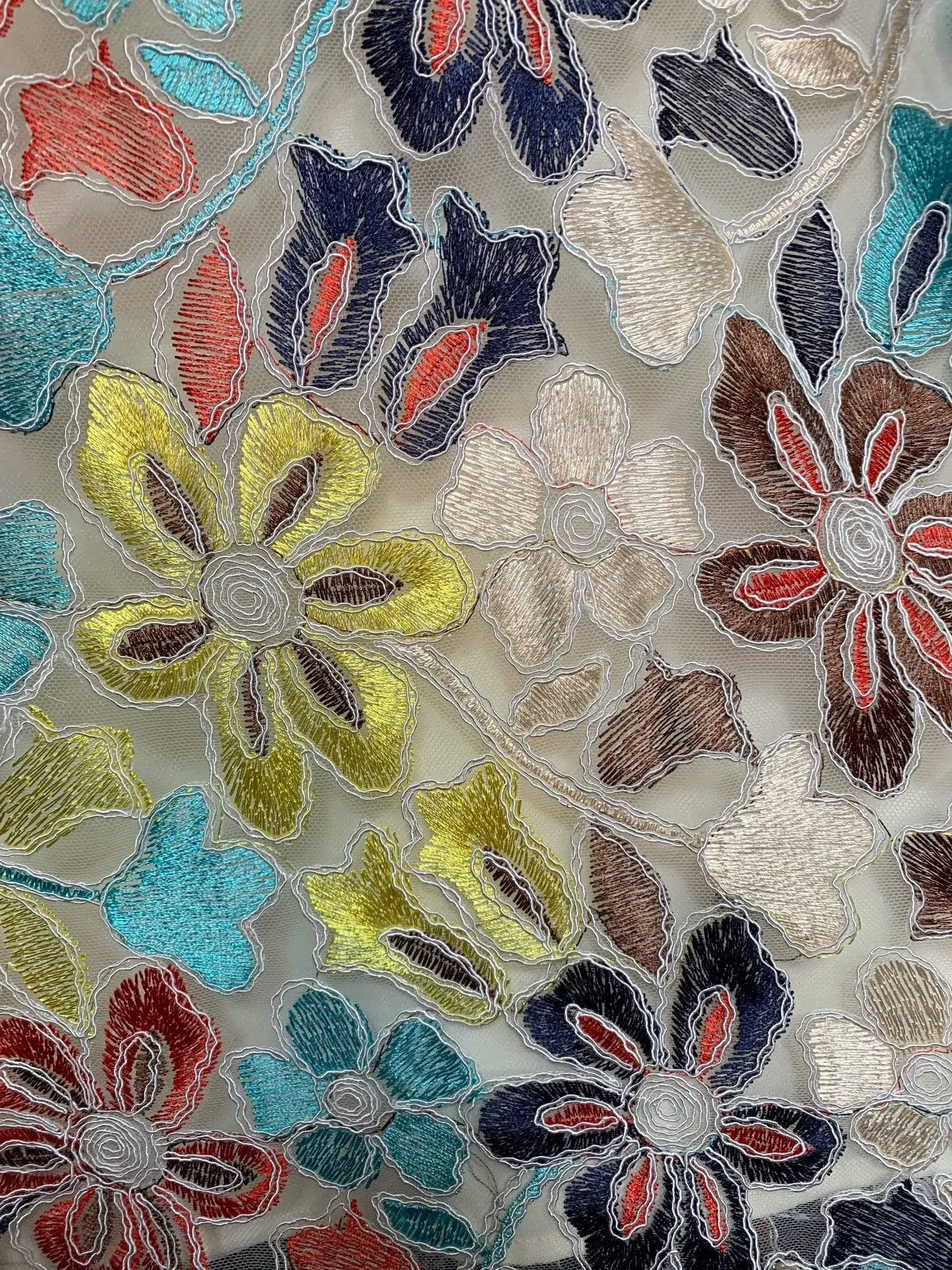 Embroidered Floral Midi Skirt sold by Eva Franco product image thumbnail 5