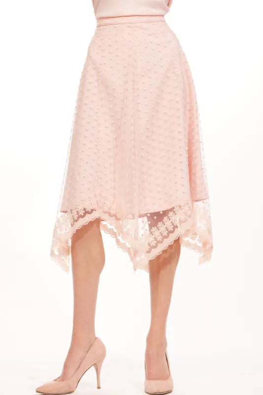 Leriel Skirt - Blushing Dot sold by Eva Franco