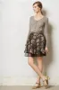 Golden Black Lace Mini Skirt sold by Eva Franco