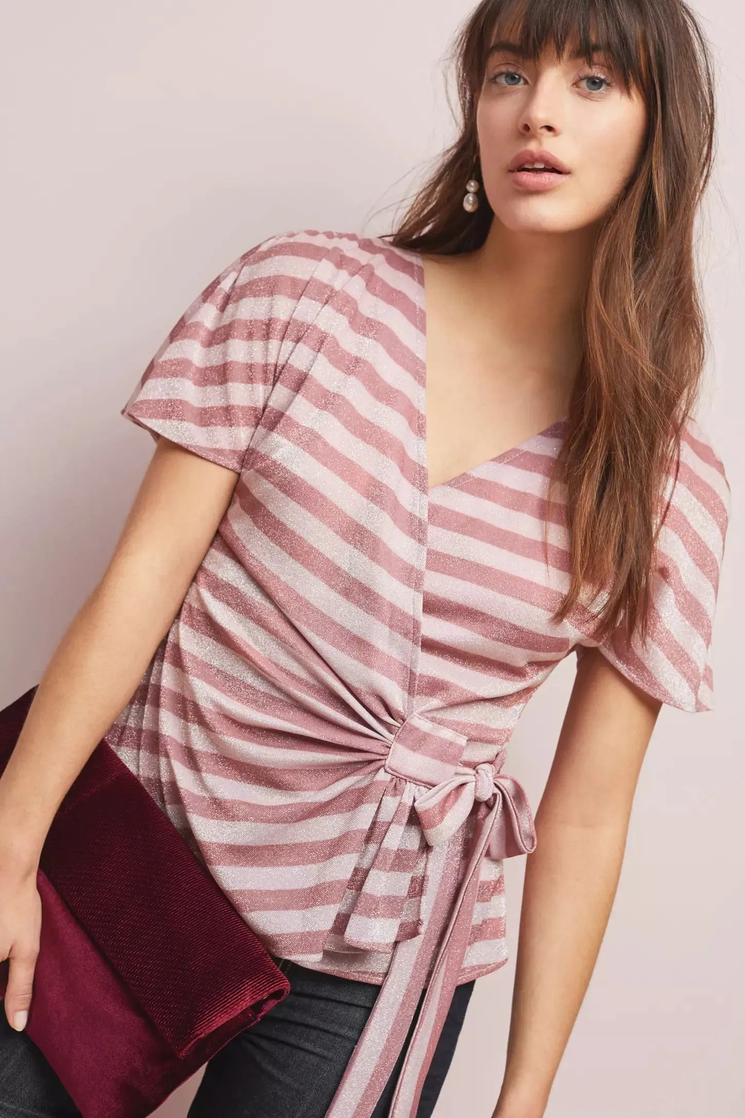 Sweetwater Top - Metallic Stripe sold by Eva Franco