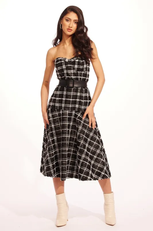 Mandoline Dress - Wet Cement sold by Eva Franco