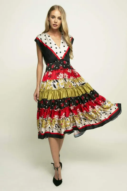 Strata Dress - Dessert Daisy sold by Eva Franco