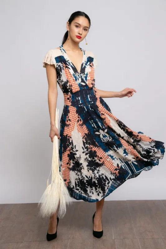 Misty Dress - Sahara Plaid sold by Eva Franco