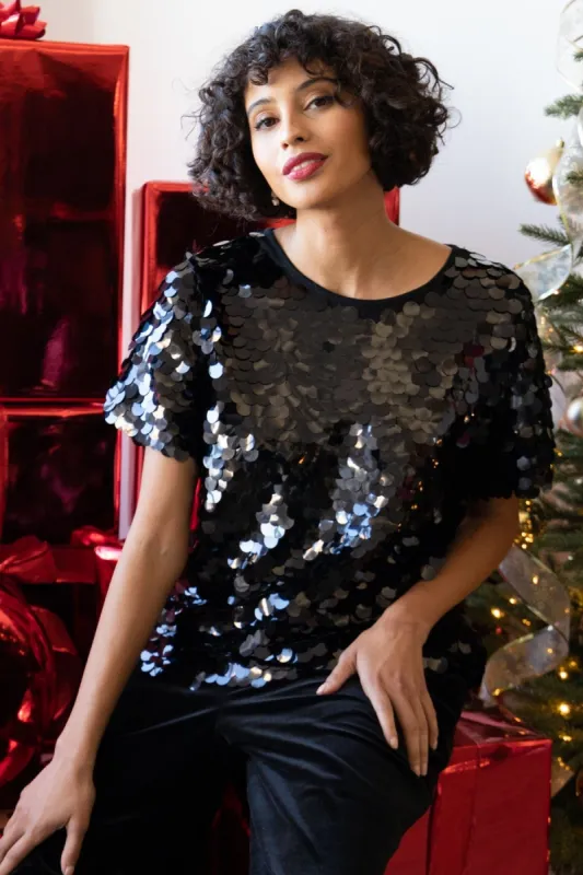 Sequin Tee sold by Eva Franco