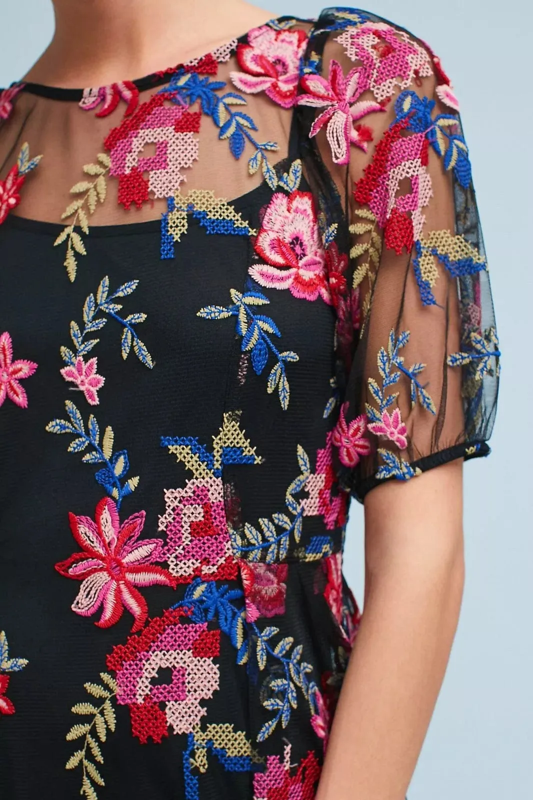 Lucy Embroidered Midi Dress sold by Eva Franco product image thumbnail 3