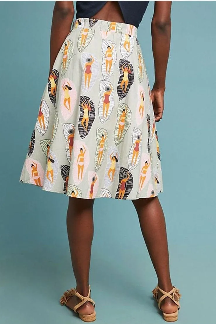 Sunbather Midi Skirt sold by Eva Franco product image thumbnail 2