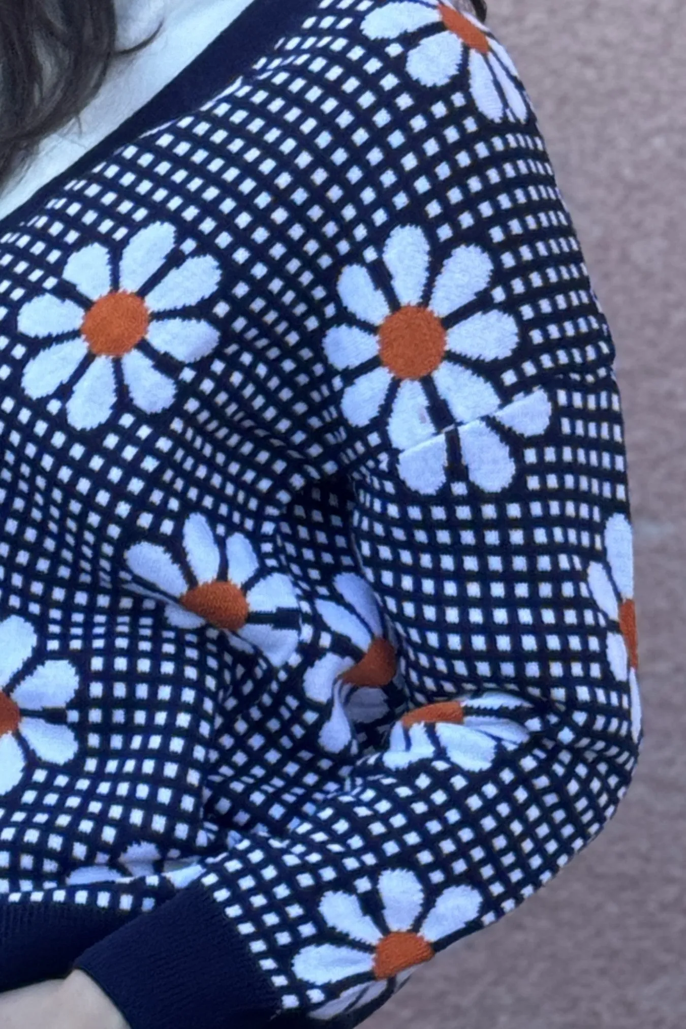 Daisy Navy Cardigan sold by Eva Franco product image thumbnail 3