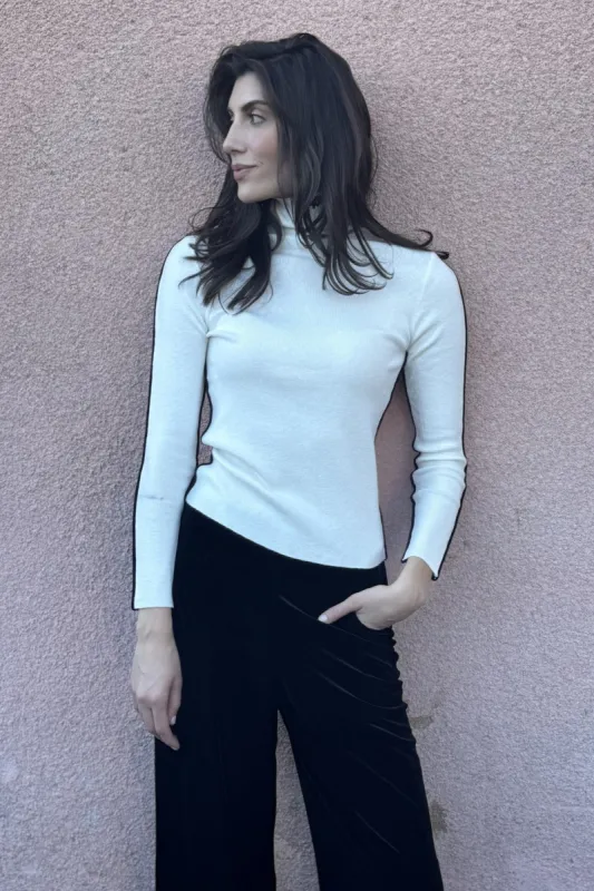 Mock Neck Sweater sold by Eva Franco