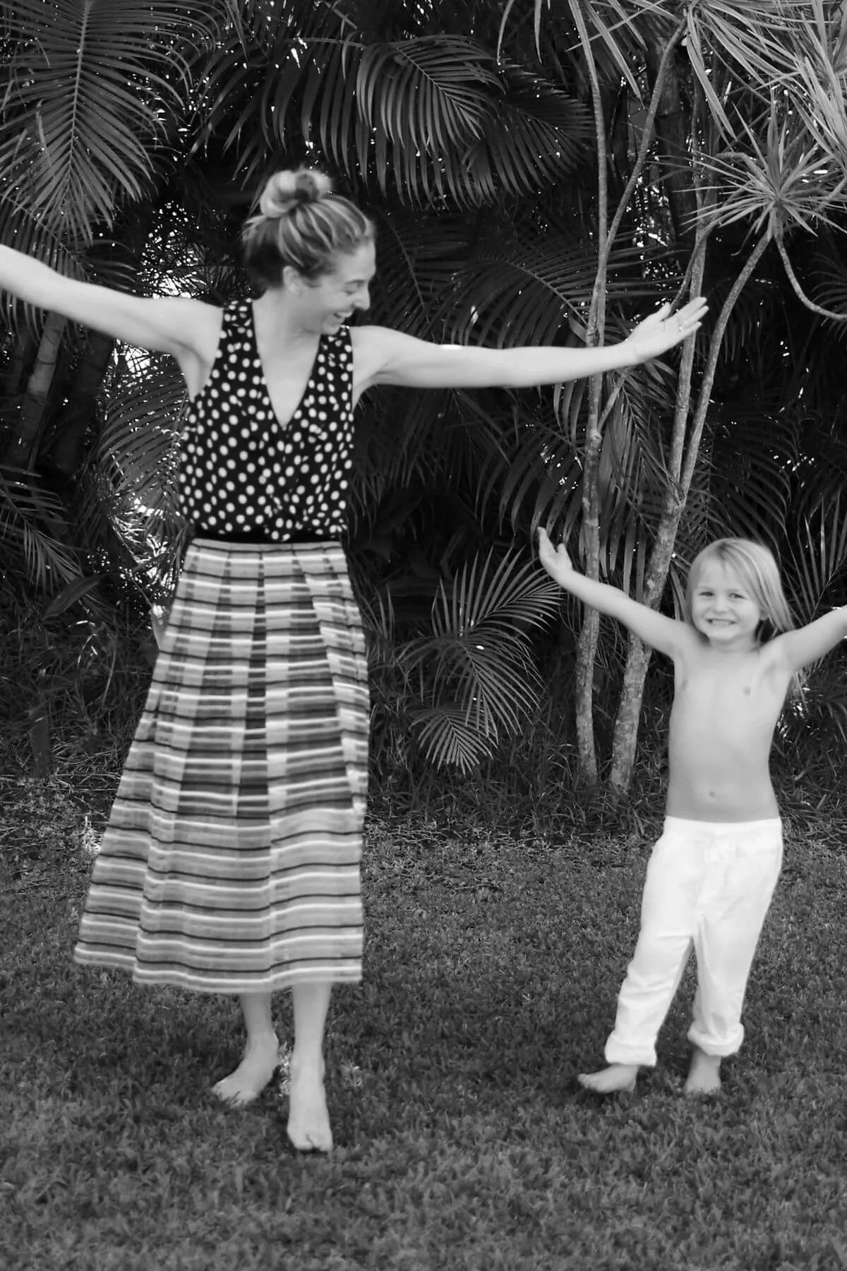 Striped Tulle Skirt - Black and White sold by Eva Franco product image thumbnail 5