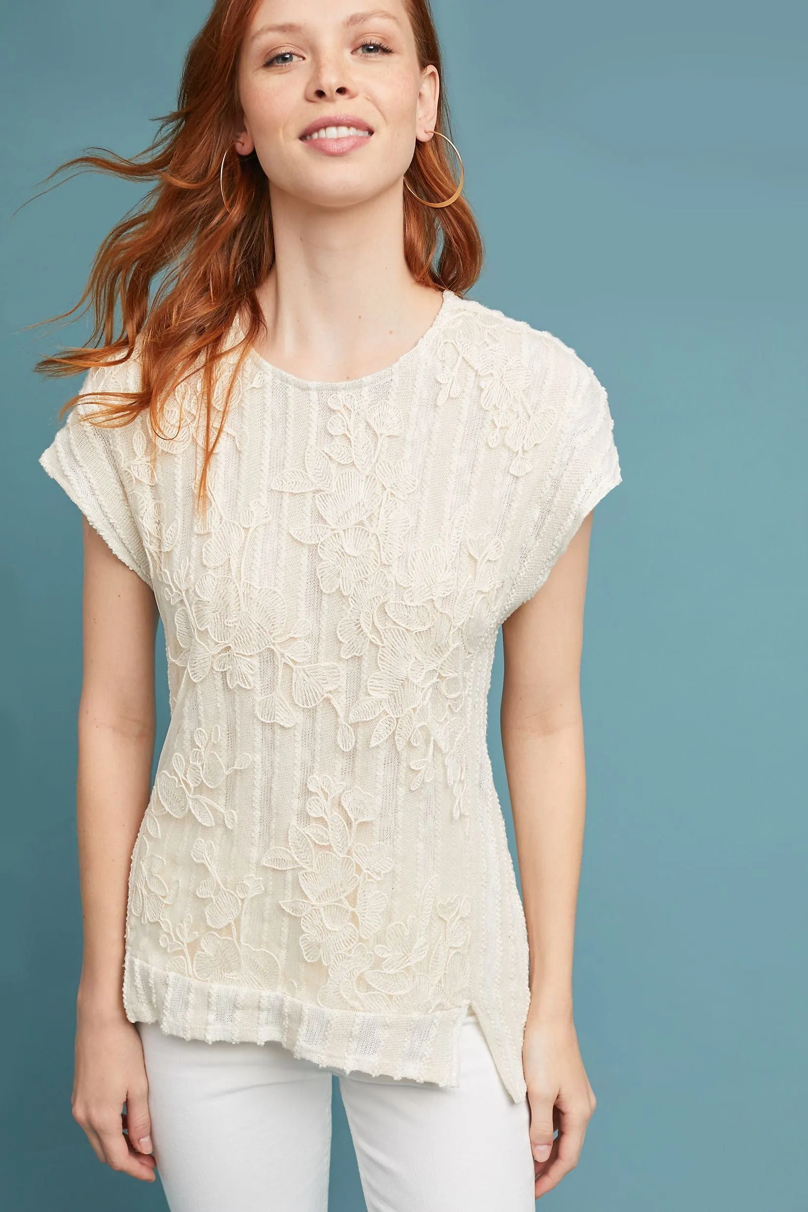 Floral Knit Top sold by Eva Franco