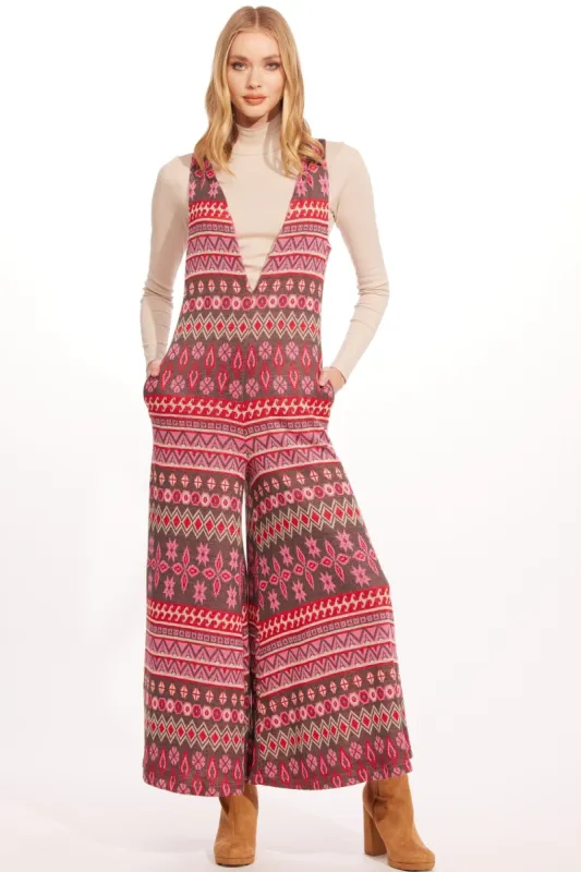 Apres -ski knit Jumpsuit – Pink Hinterlands sold by Eva Franco