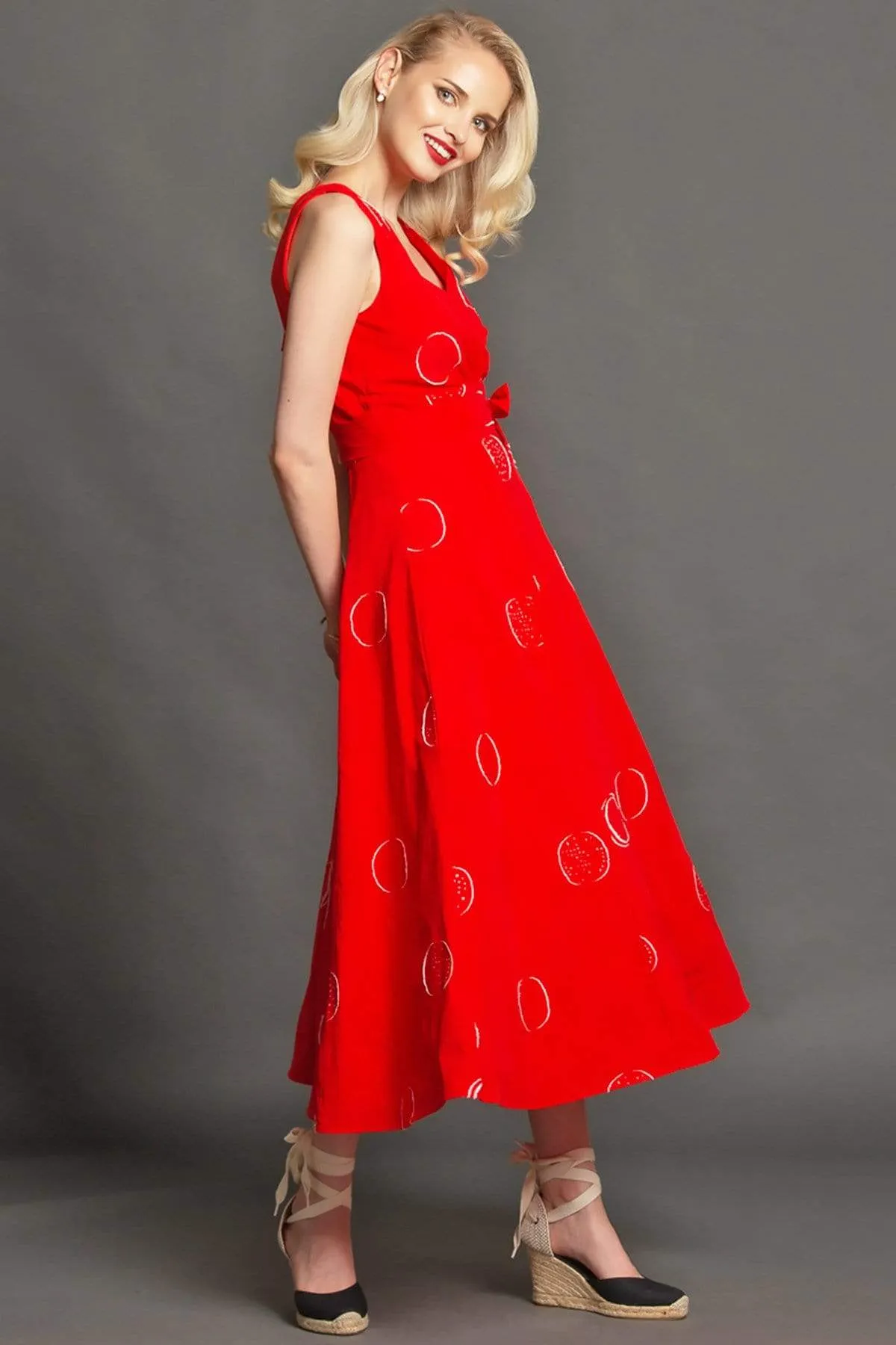 Masha Dress - Ruby Woo sold by Eva Franco product image thumbnail 2