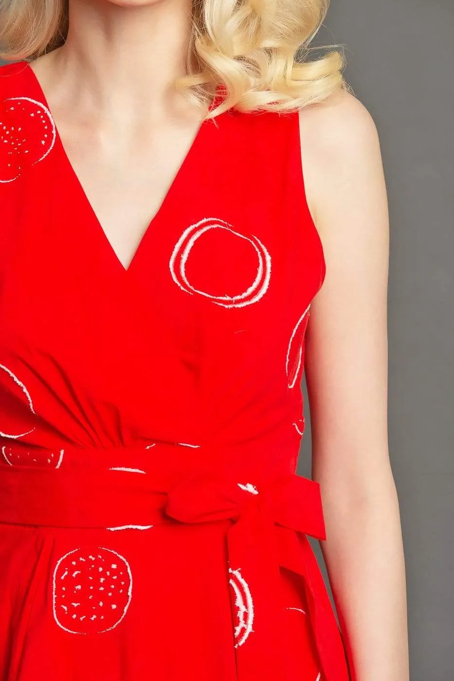 Masha Dress - Ruby Woo sold by Eva Franco product image thumbnail 3