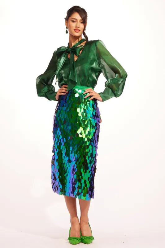 Rita Skirt - Mermaid sold by Eva Franco