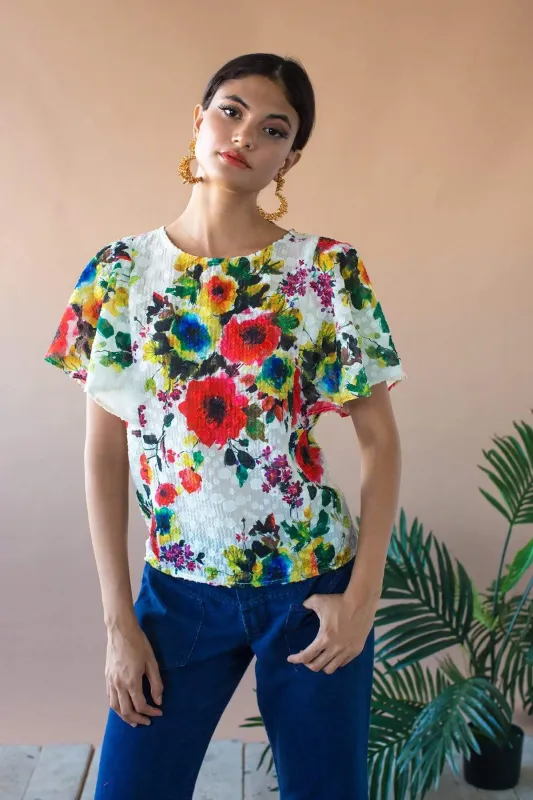 Juniper Top - Vienna Bloom sold by Eva Franco