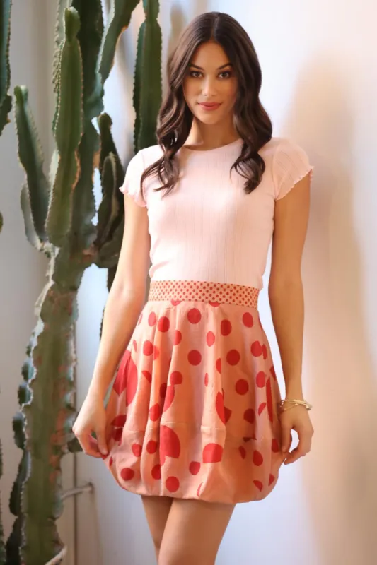 Eva Franco Dotted Mini Skirt sold by Eva Franco