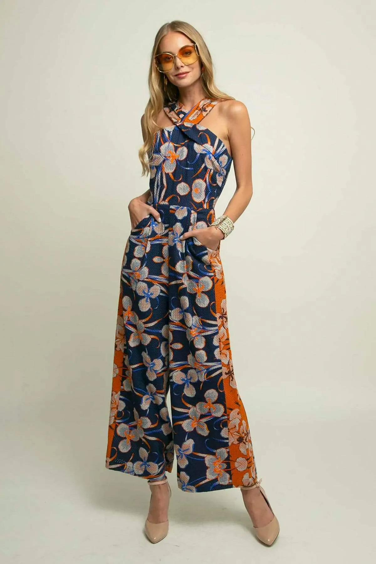 Kerra Jumpsuit - Orange Zest sold by Eva Franco product image thumbnail 3