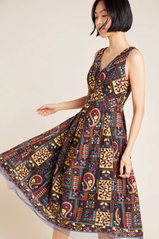 Charlotte Dress in Florika Paisley sold by Eva Franco