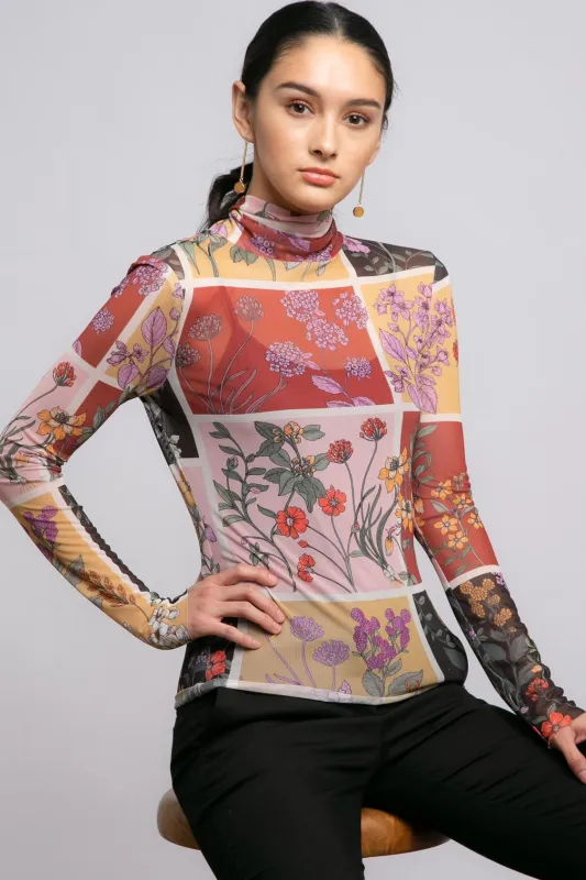 Nola Top - Botanical Bloom made by Eva Franco