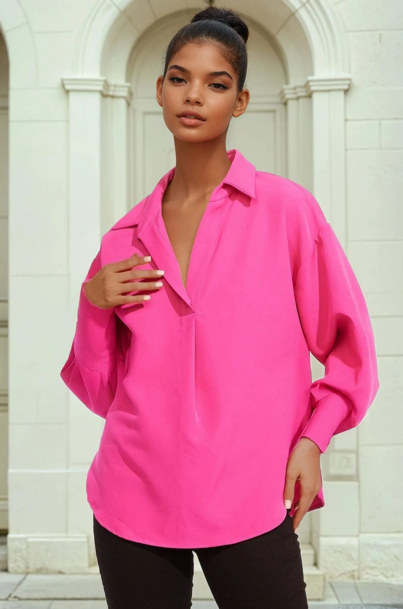 Dolvan Long Sleeve Blouse sold by Eva Franco