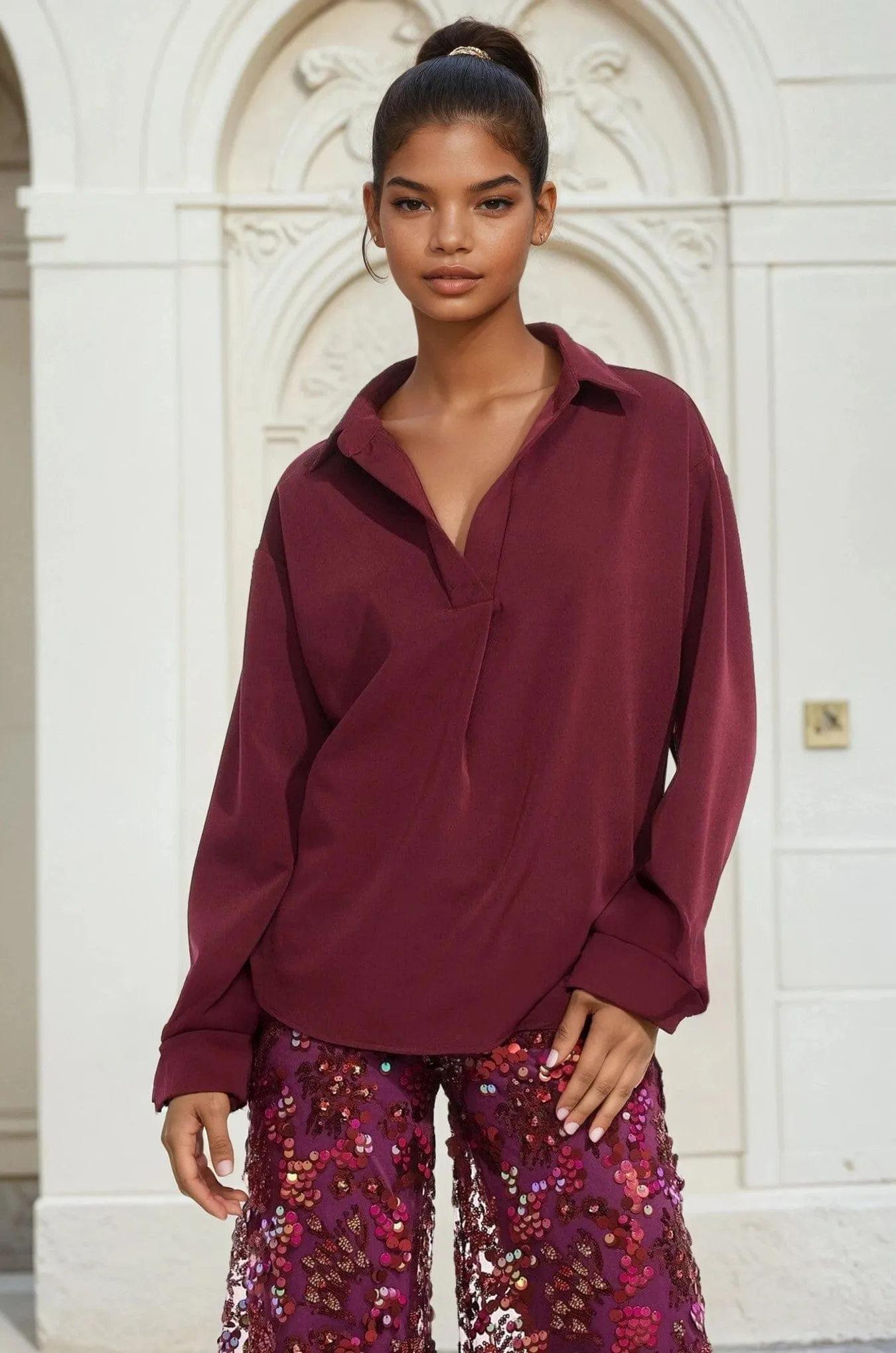 Dolvan Long Sleeve Blouse sold by Eva Franco product image thumbnail 3