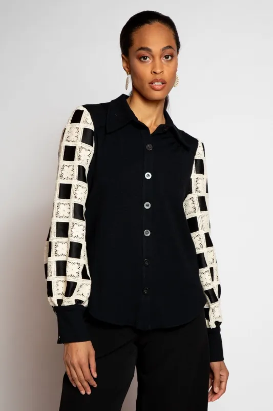 Lorca Blouse - Checkmate sold by Eva Franco
