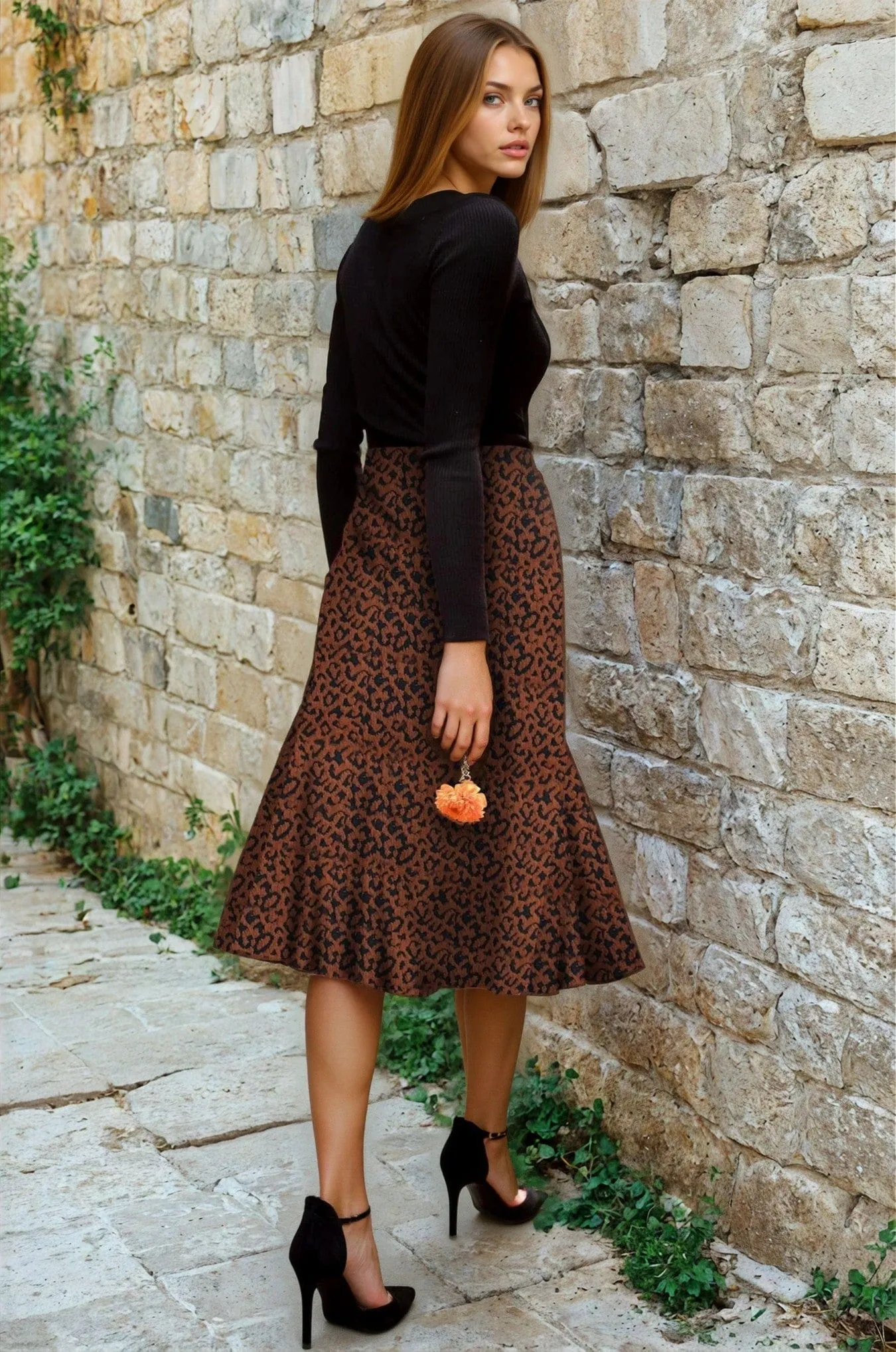 Lucilla Skirt - Mocha Fierce sold by Eva Franco product image thumbnail 2