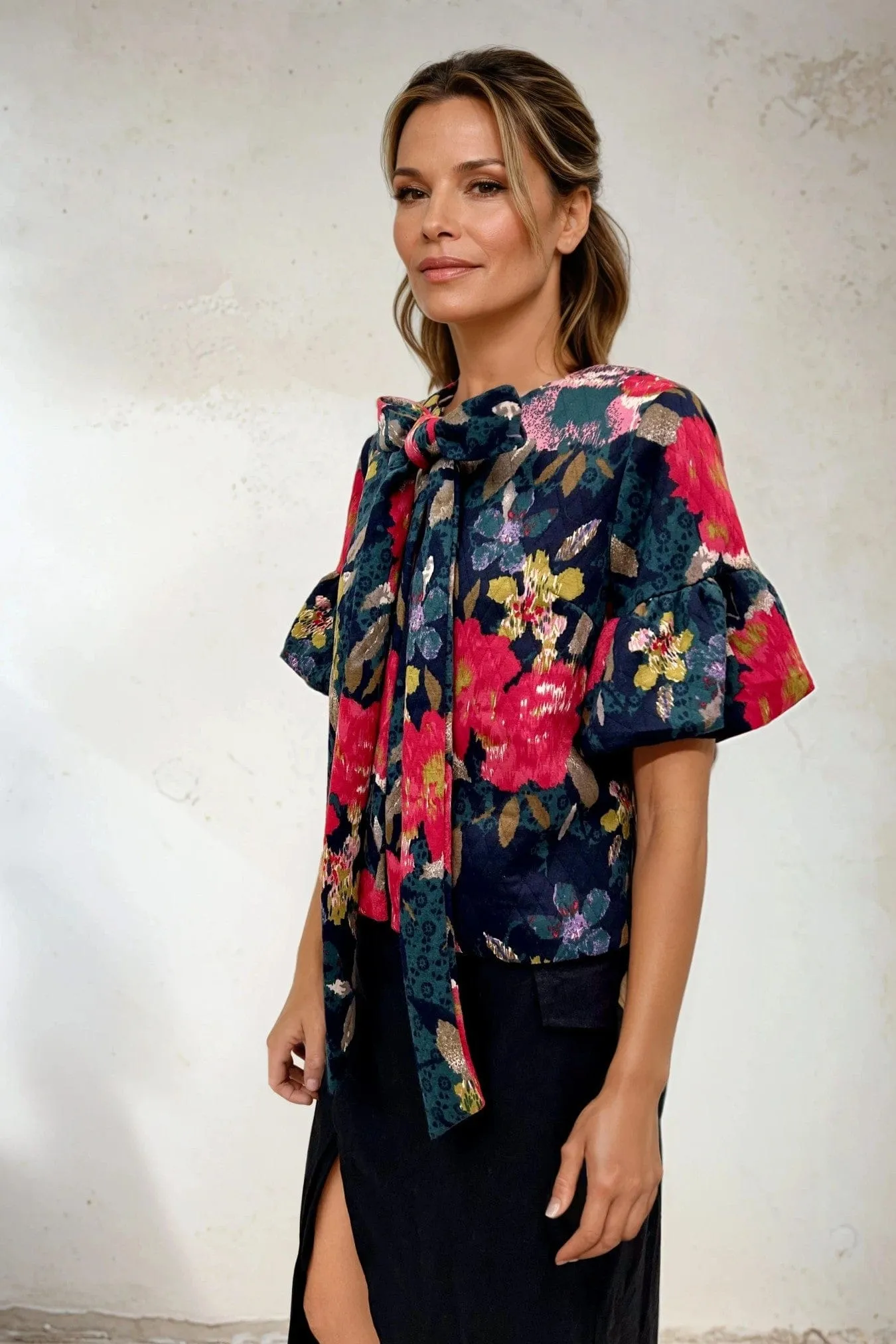 Hannah Top With Neck Tie sold by Eva Franco product image thumbnail 2