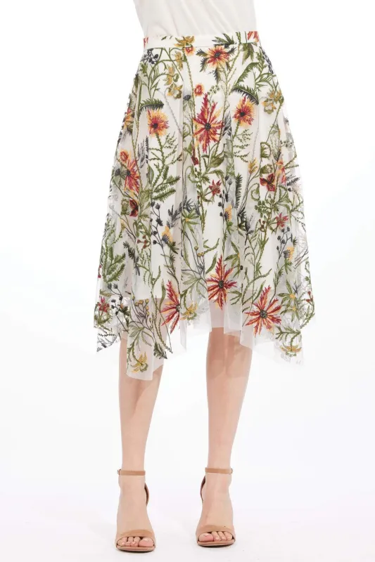 Flavio Skirt - Jardin sold by Eva Franco