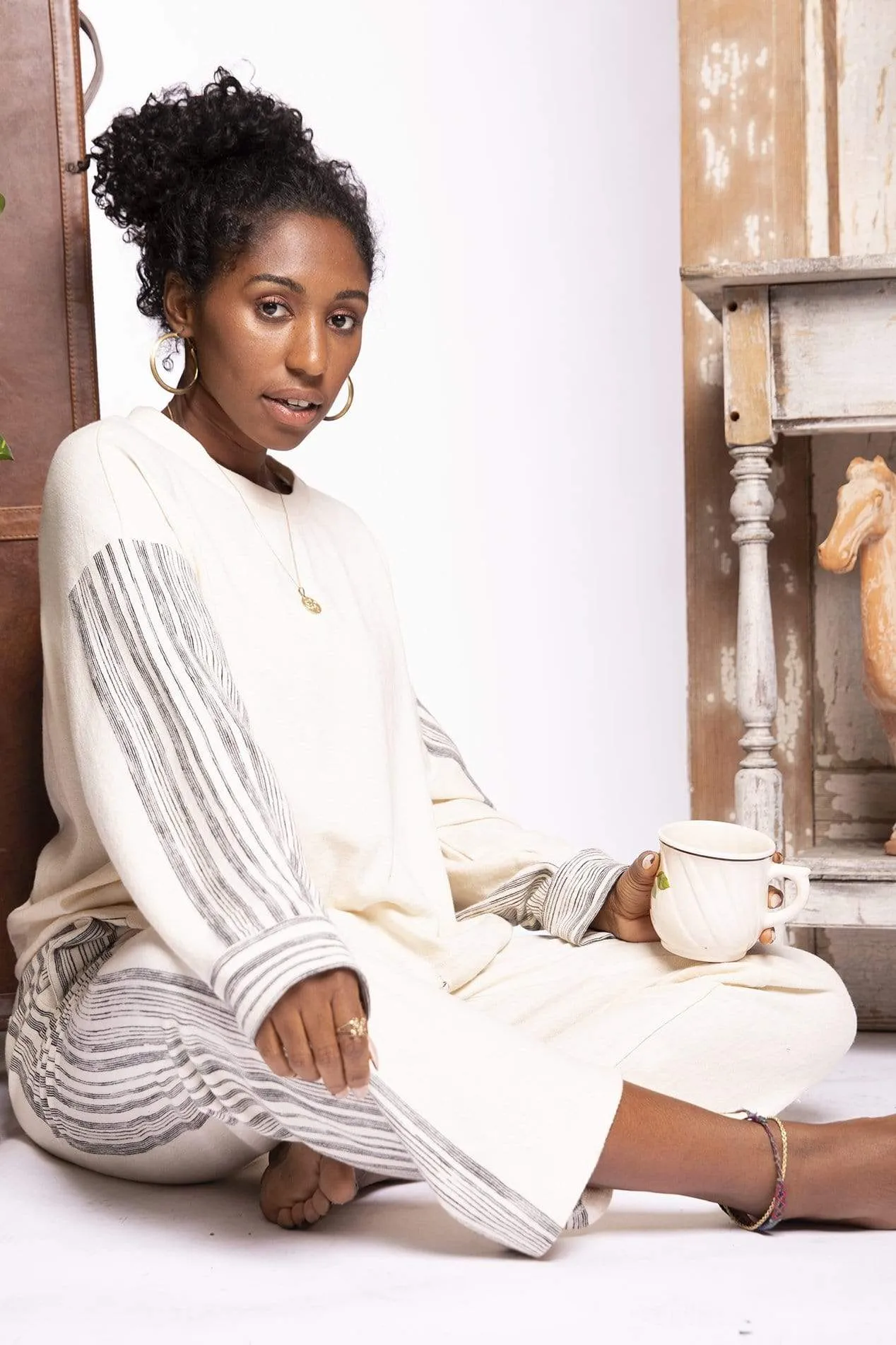 Chia Zen Stripe Jogger Pant sold by Eva Franco product image thumbnail 4