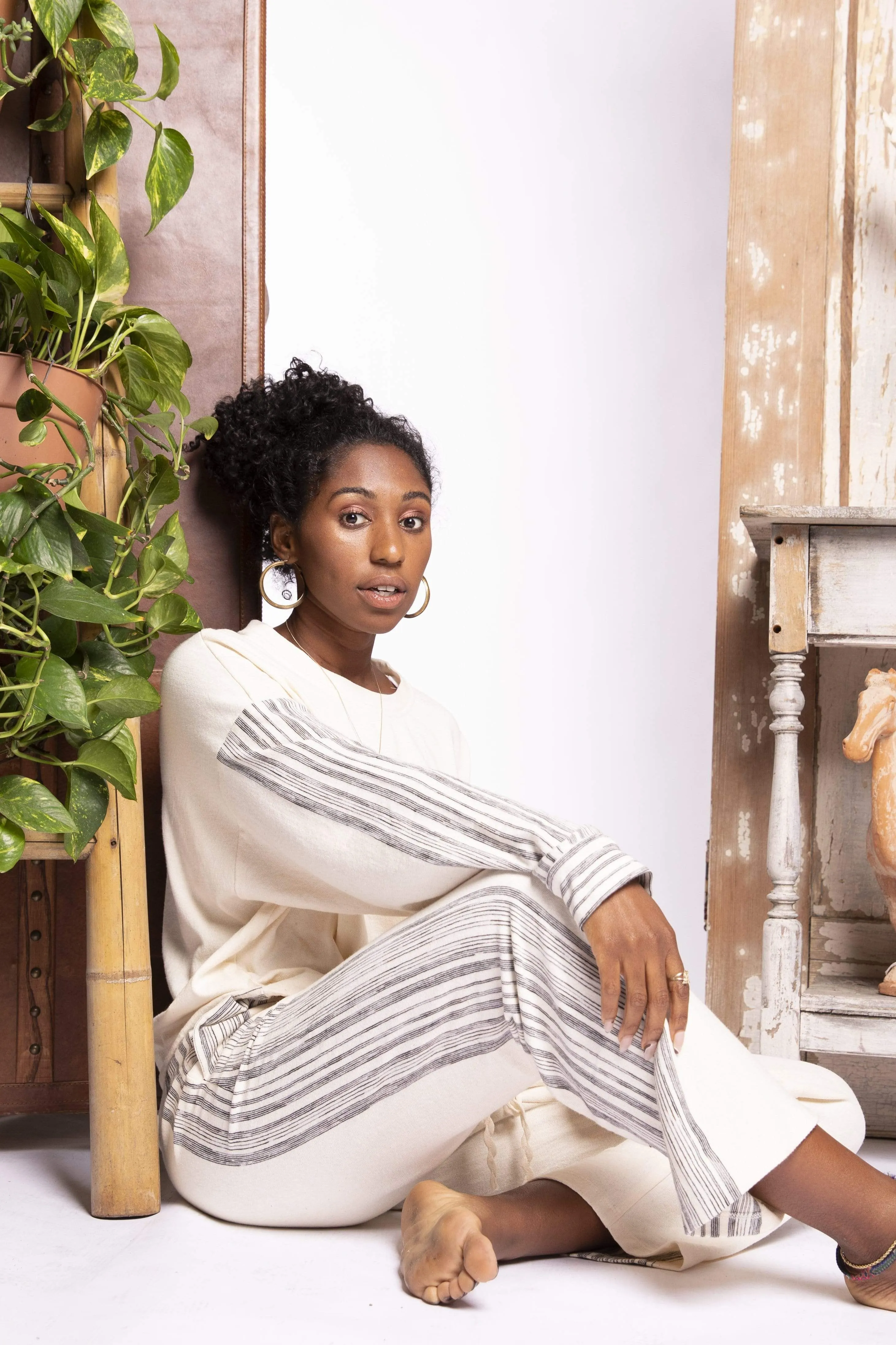 Chia Zen Stripe Jogger Pant sold by Eva Franco product image thumbnail 3