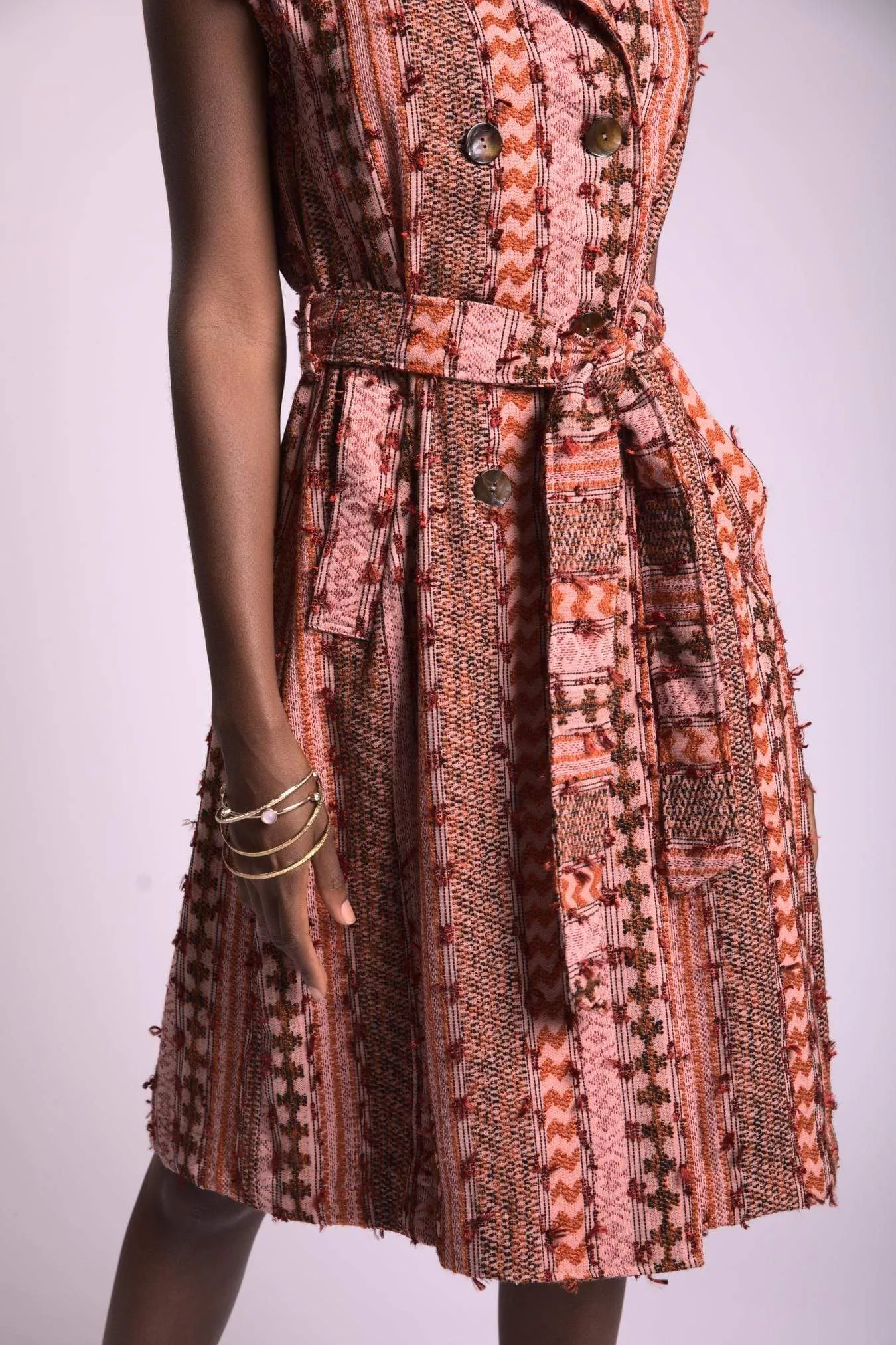 Palmer Trench Dress - Macedonia sold by Eva Franco product image thumbnail 5