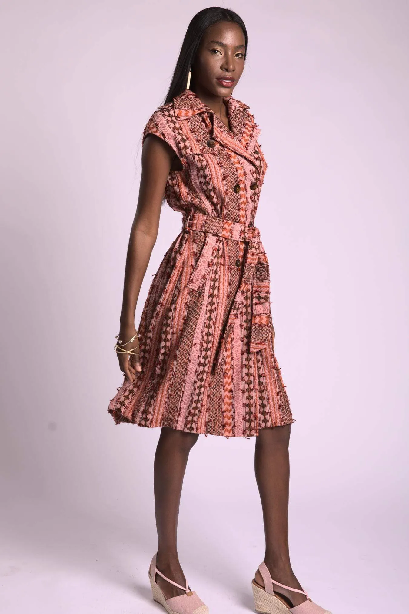 Palmer Trench Dress - Macedonia sold by Eva Franco product image thumbnail 2