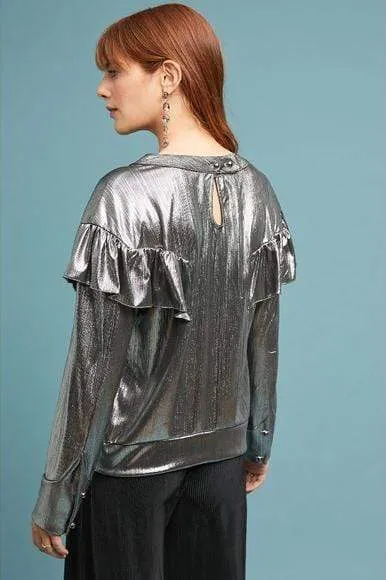 Metallic Top in Liquor Silver sold by Eva Franco product image thumbnail 3