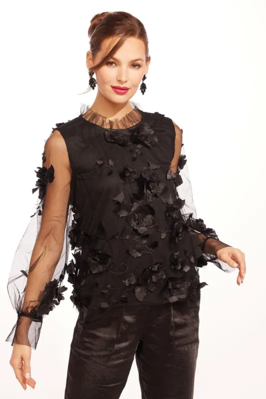 Carnet Top - Caviar Bloom sold by Eva Franco